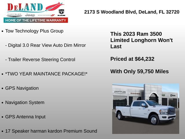 Used 2023 RAM 3500 Limited image 36