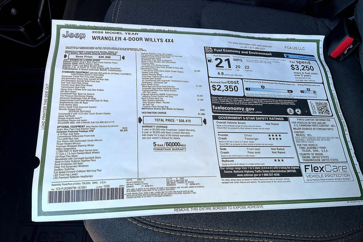 New 2026 Jeep Wrangler Willys image 14