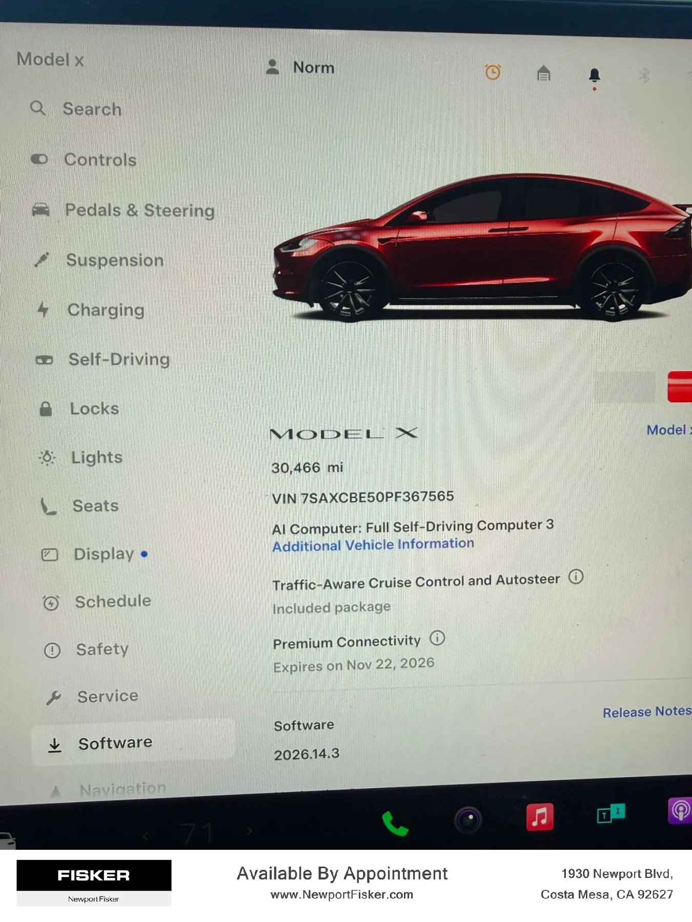 Used 2023 Tesla Model X AWD/4WD image 22