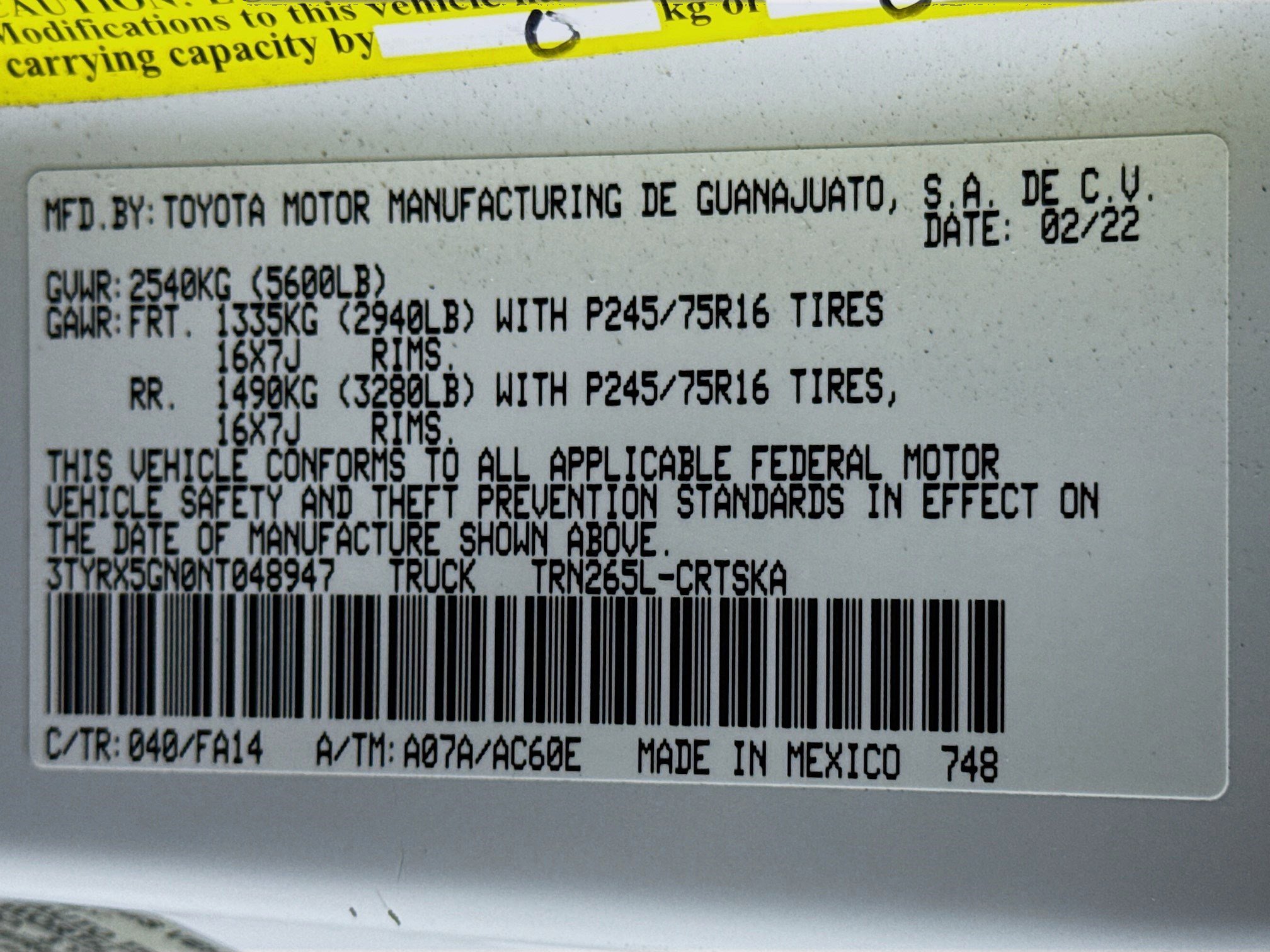 Used 2022 Toyota Tacoma SR image 39