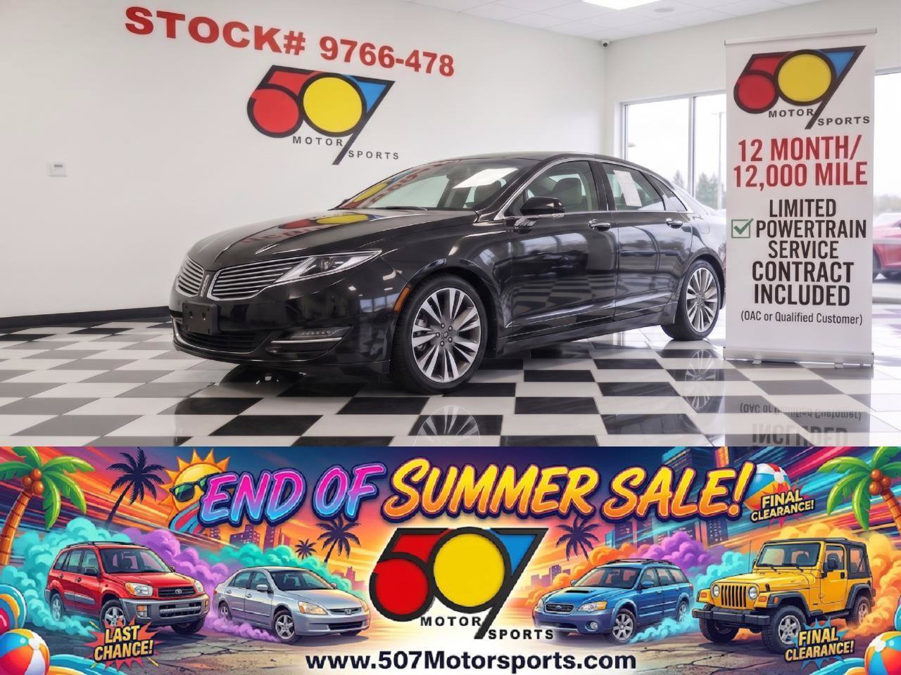 Used 2013 Lincoln MKZ AWD