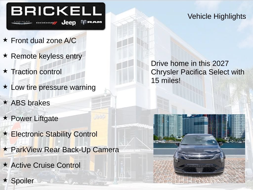 New 2027 Chrysler Pacifica Select FWD image 14