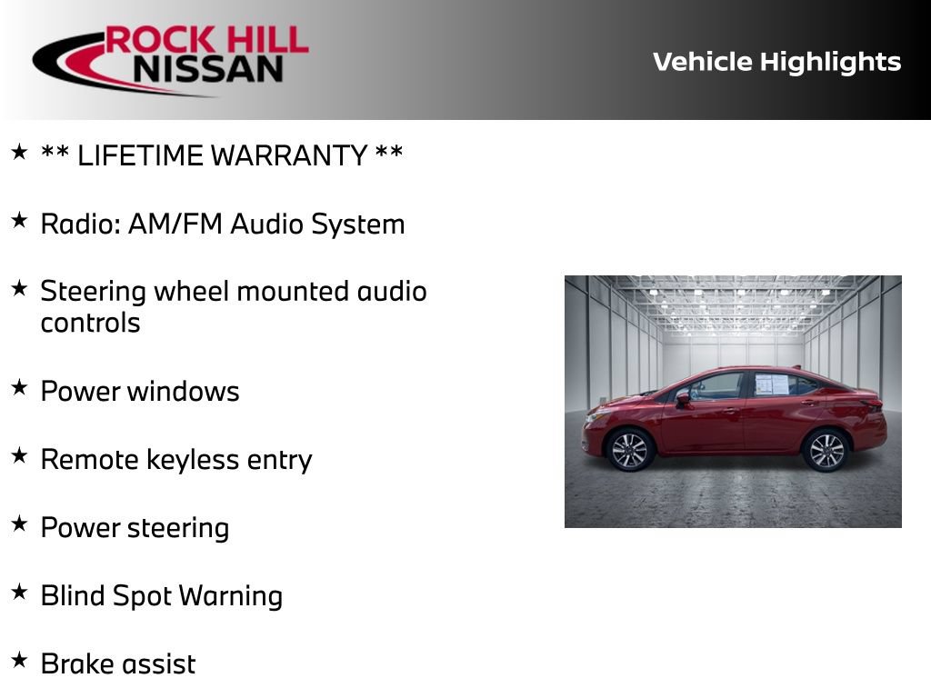 Certified 2025 Nissan Versa SV FWD image 5