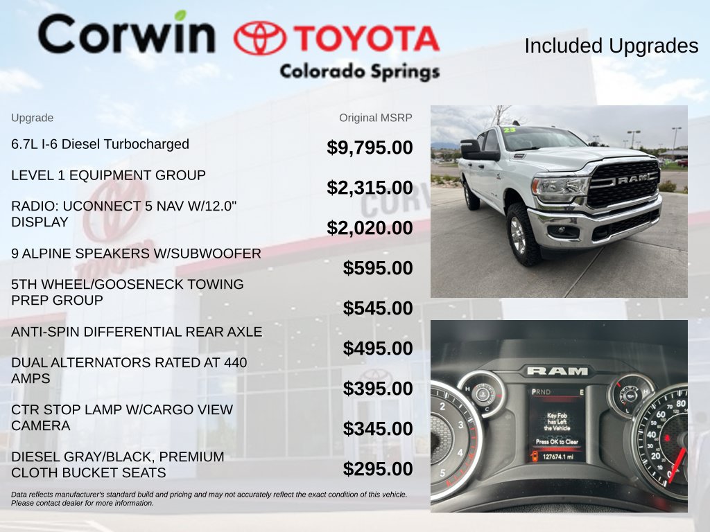 Used 2023 RAM 2500 Big Horn w/ Level 1 Equipment Group AWD/4WD image 4