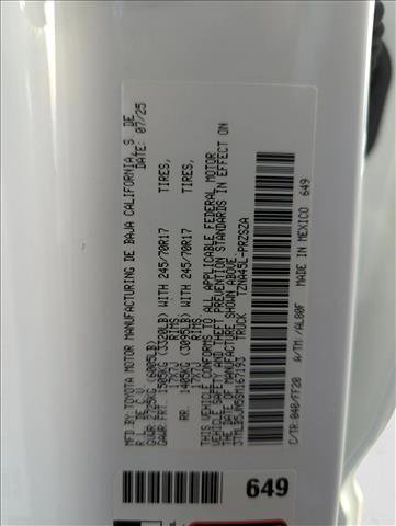 New 2025 Toyota Tacoma SR5 image 17