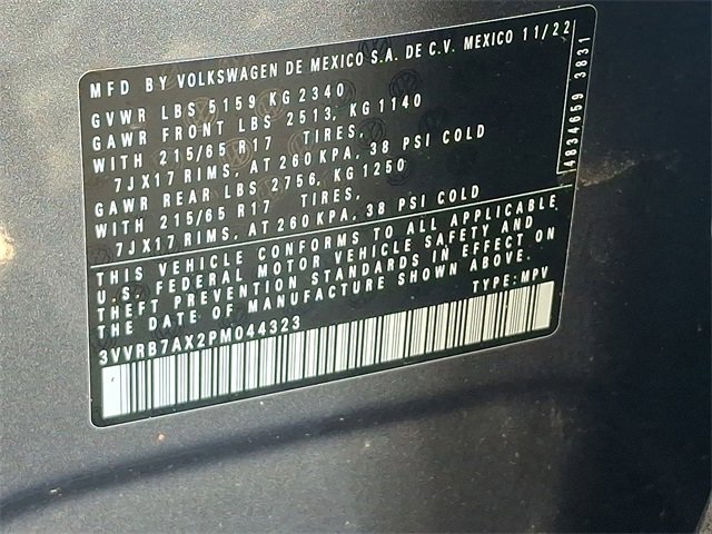 Certified 2023 Volkswagen Tiguan S w/ Driver Assistance Package image 26