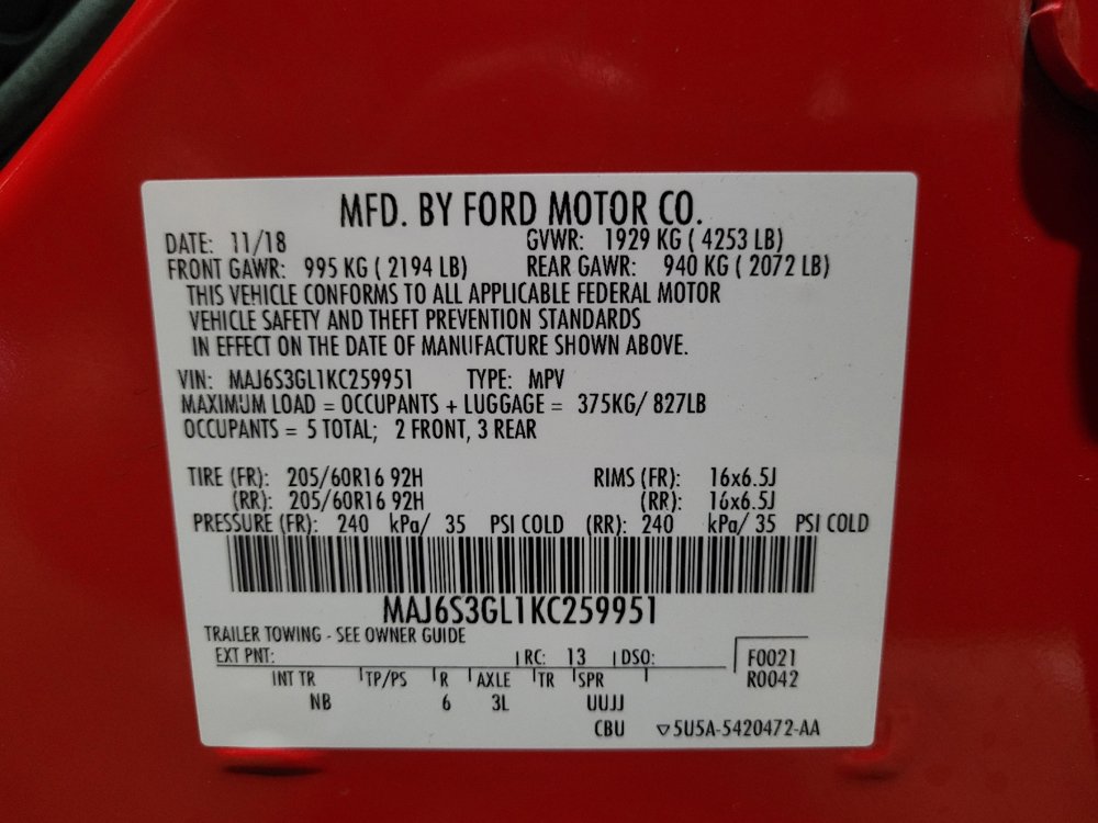 Used 2019 Ford EcoSport SE w/ SE Convenience Package AWD/4WD image 33