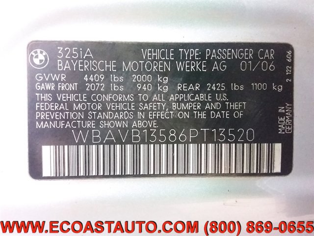 Used 2006 BMW 325i Sedan RWD image 24