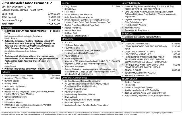 Certified 2023 Chevrolet Tahoe Premier image 6