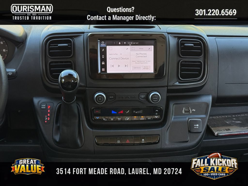 Used 2025 RAM ProMaster 2500 w/ Convenience Group FWD image 16