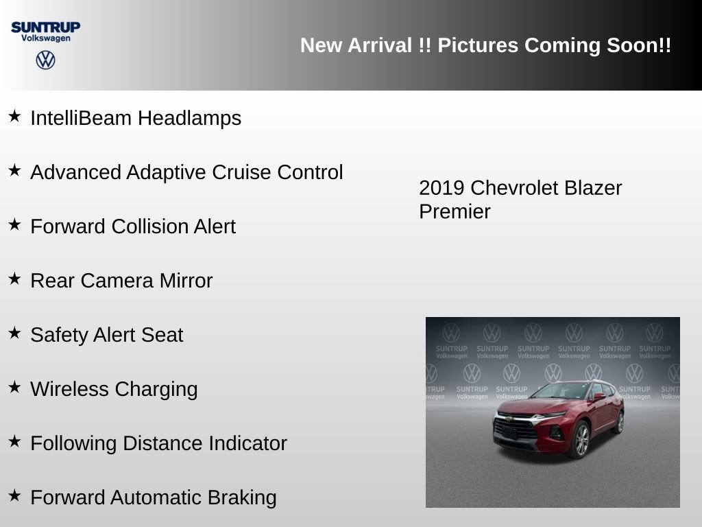 Used 2019 Chevrolet Blazer Premier w/ Sun and Wheels Package AWD/4WD image 12