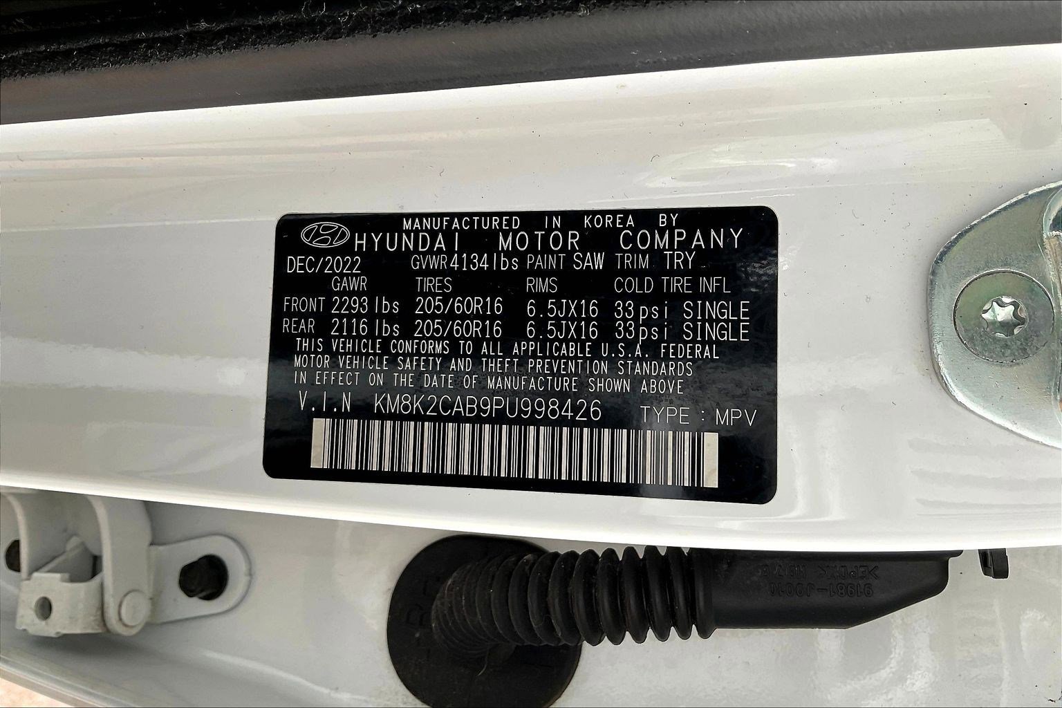 Used 2023 Hyundai Kona SE w/ Cargo Package AWD/4WD image 18