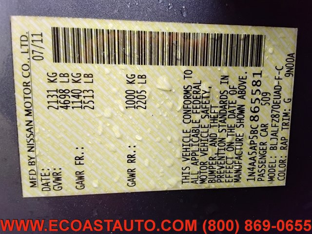 Used 2011 Nissan Maxima 3.5 SV w/ Monitor Pkg image 19