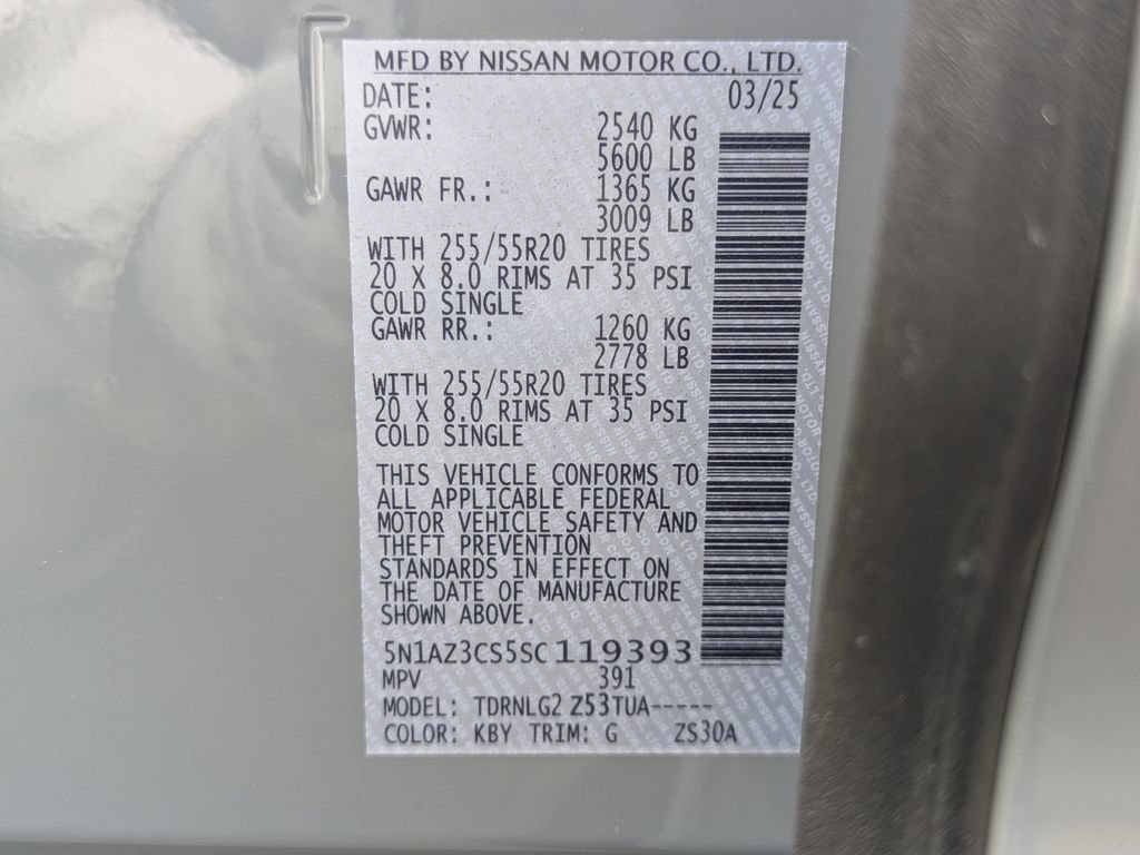 Certified 2025 Nissan Murano SL AWD/4WD image 29
