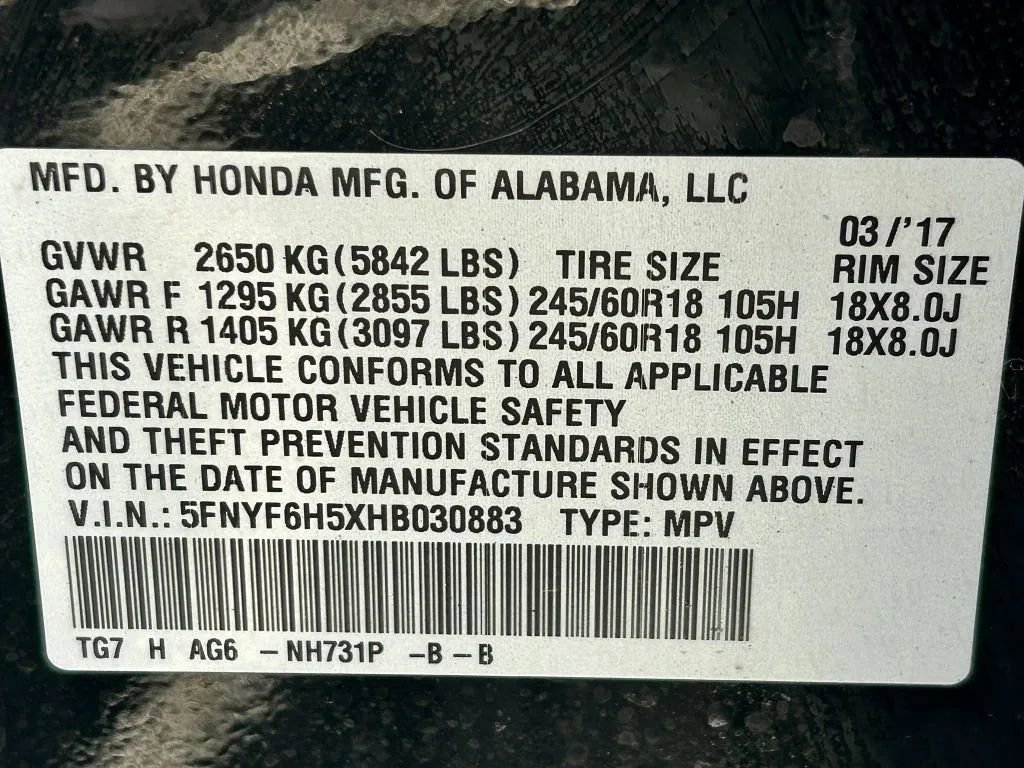 Used 2017 Honda Pilot EX-L image 33