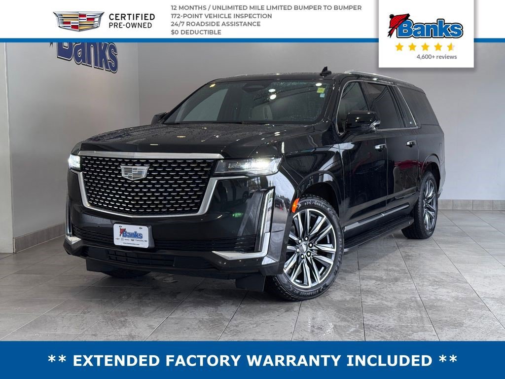 Certified 2023 Cadillac Escalade ESV Premium Luxury w/ Performance Package AWD/4WD image 1