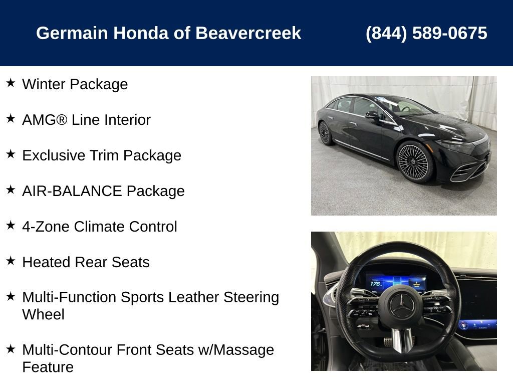 Used 2022 Mercedes-Benz EQS 580 4MATIC Sedan image 5