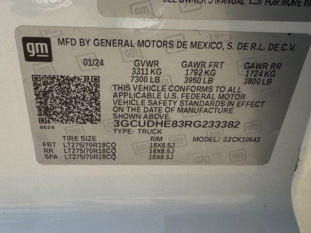 Used 2024 Chevrolet Silverado 1500 ZR2 w/ Technology Package AWD/4WD image 36