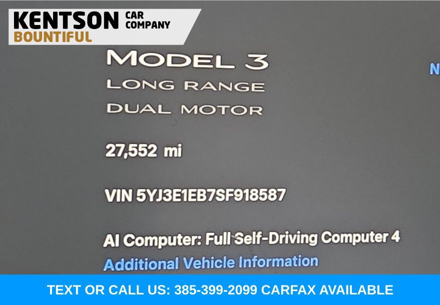 Used 2025 Tesla Model 3 Long Range AWD/4WD image 4