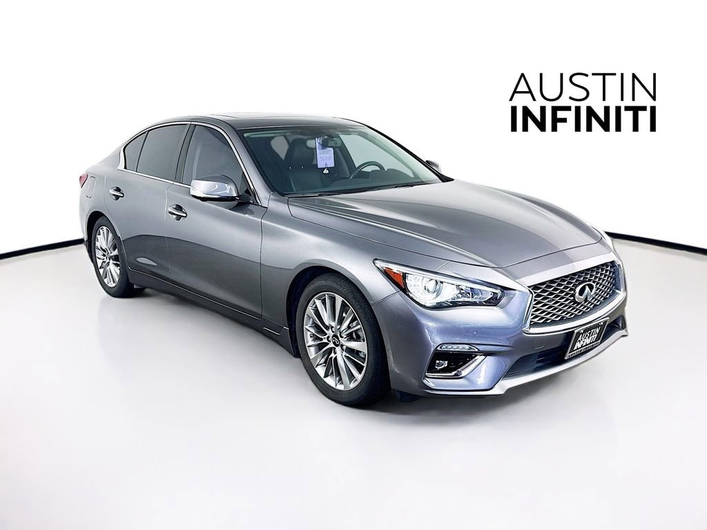 Certified 2023 INFINITI Q50 Luxe w/ Cargo Package RWD image 1