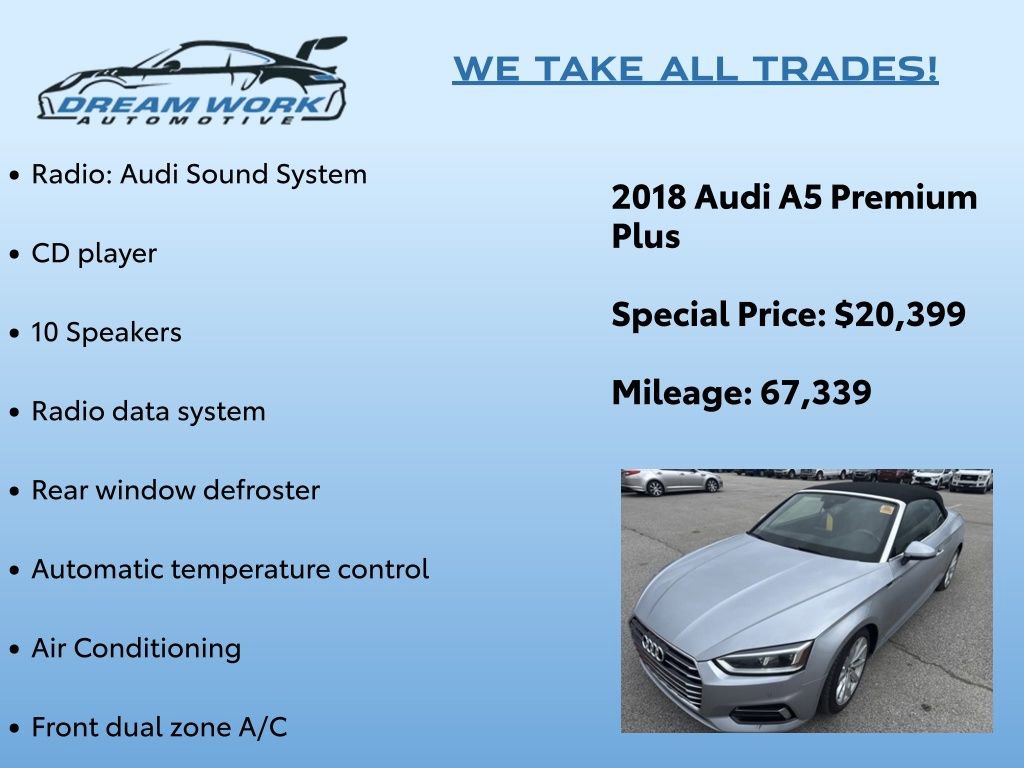 Used 2018 Audi A5 2.0T Premium Plus image 2