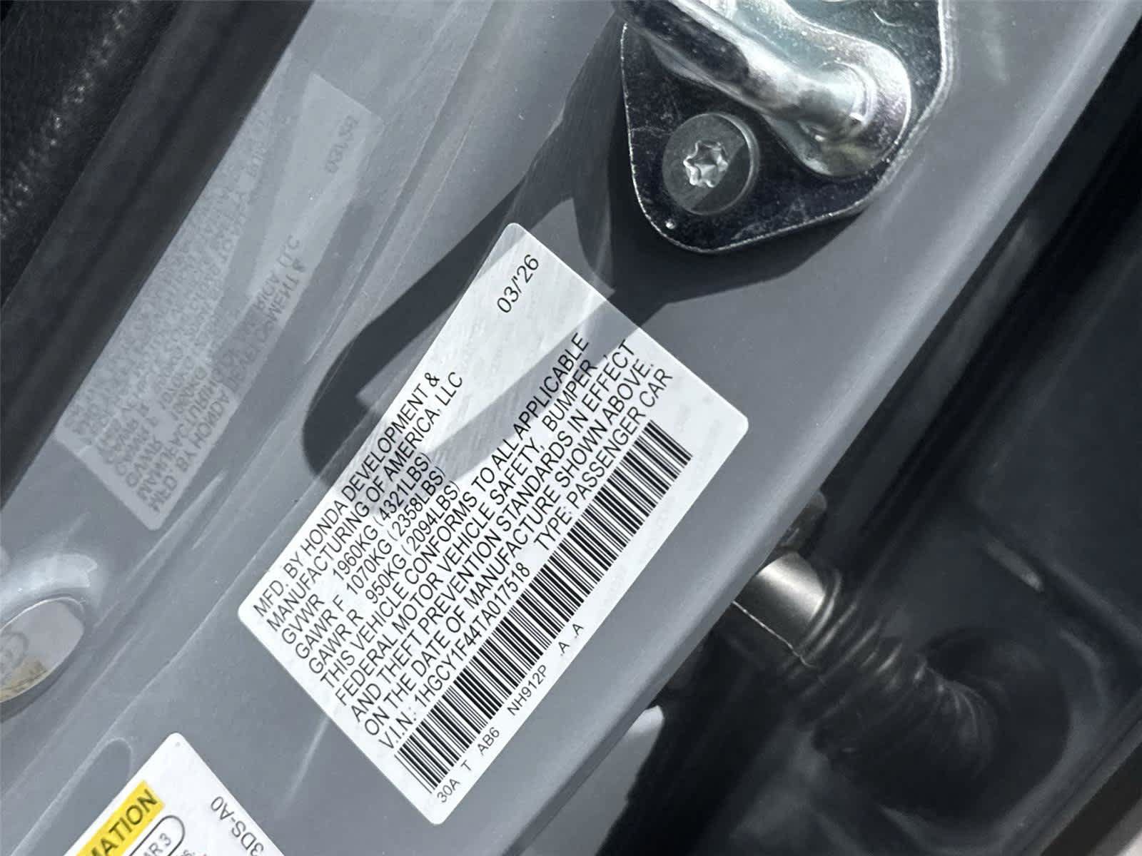 Used 2026 Honda Accord SE image 32