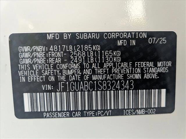 Certified 2025 Subaru Impreza 2.0i AWD/4WD image 17