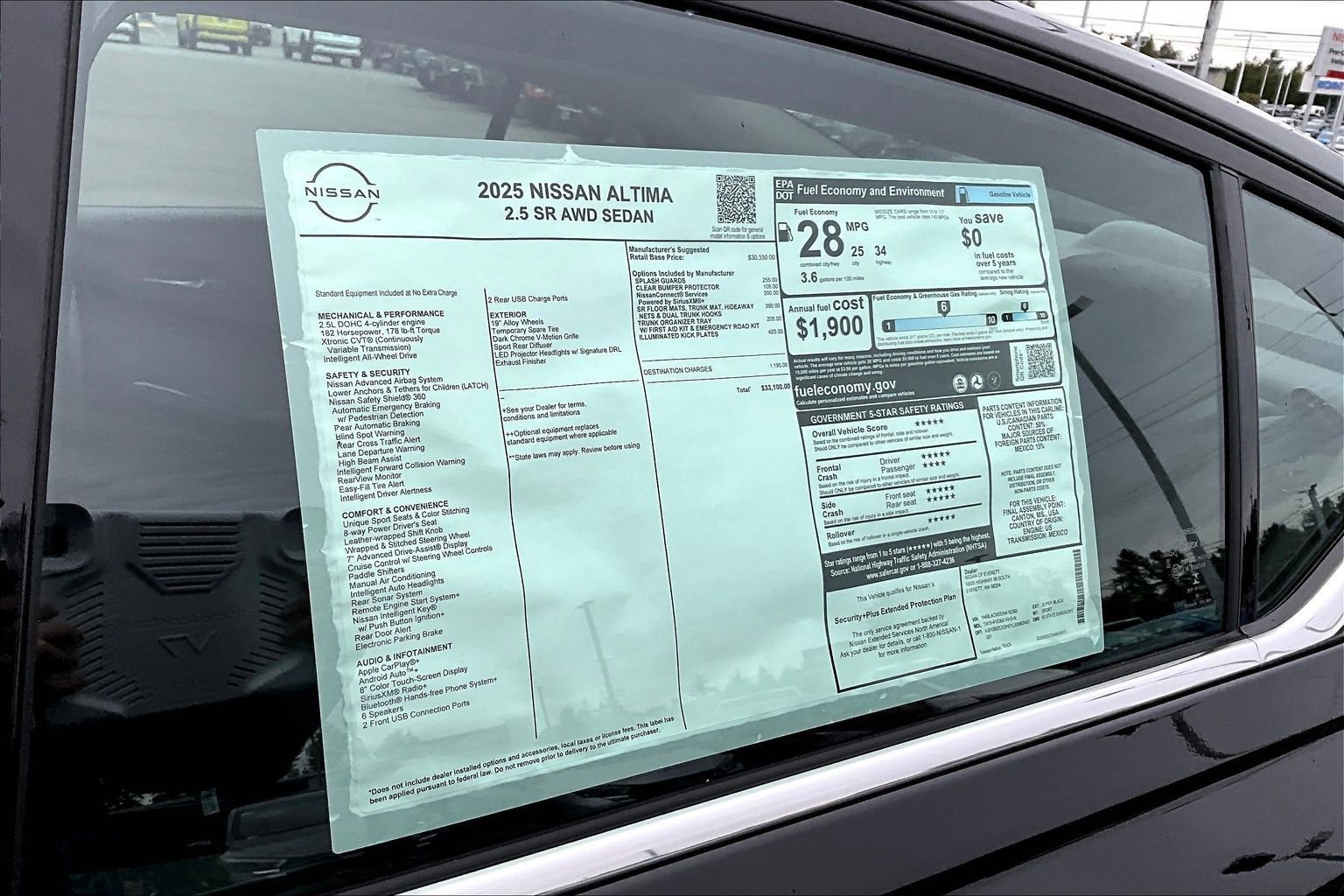 New 2025 Nissan Altima 2.5 SR image 13
