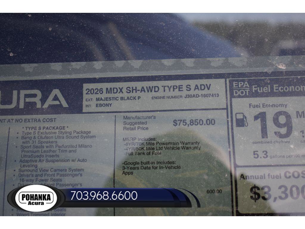 New 2026 Acura MDX Type S image 37