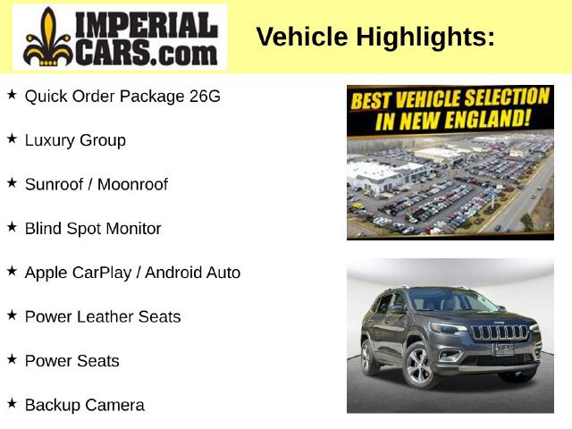 Used 2019 Jeep Cherokee Limited w/ Luxury Group AWD/4WD image 8