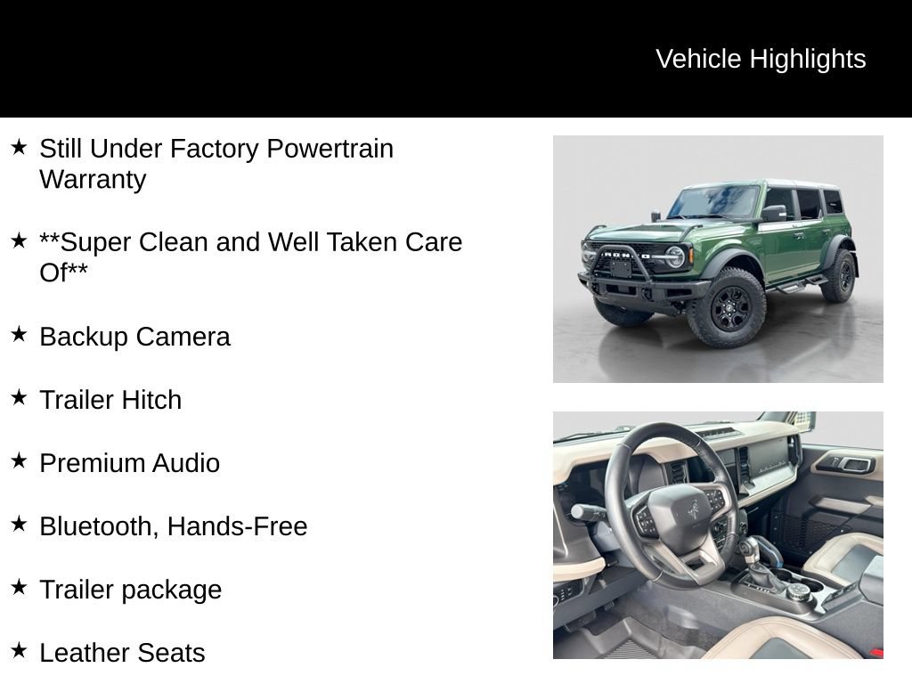 Certified 2023 Ford Bronco Wildtrak AWD/4WD image 17