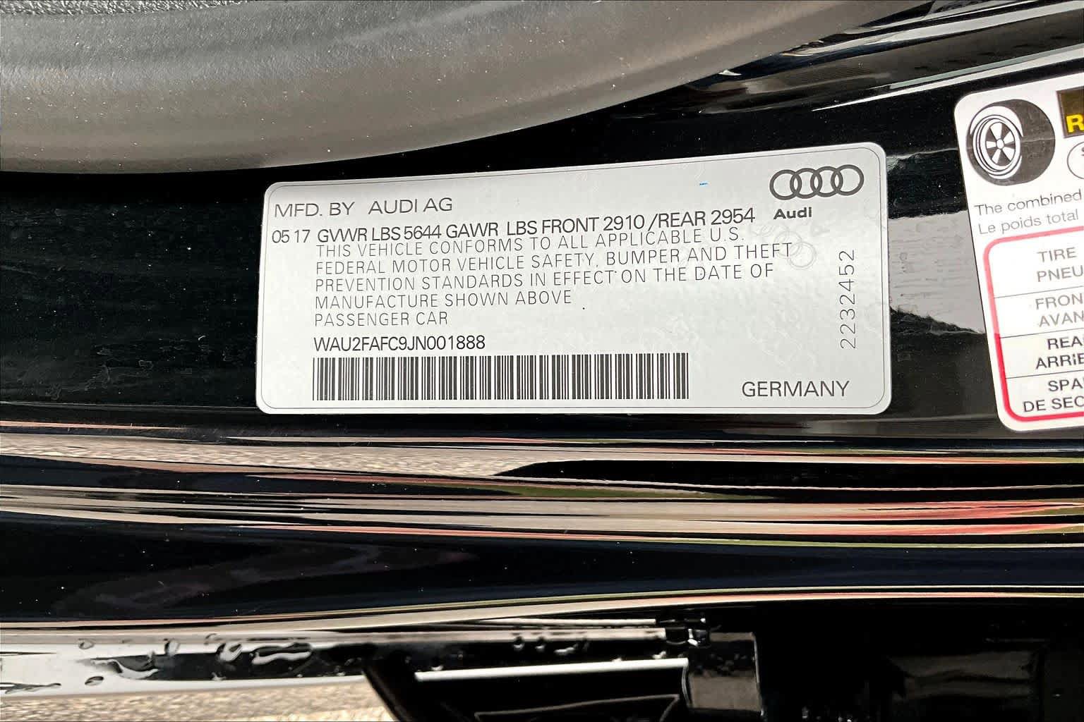 Used 2018 Audi S7 Prestige w/ S Sport Package AWD/4WD image 34