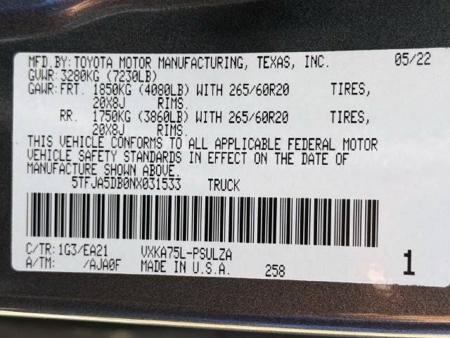 Used 2022 Toyota Tundra Limited AWD/4WD image 31