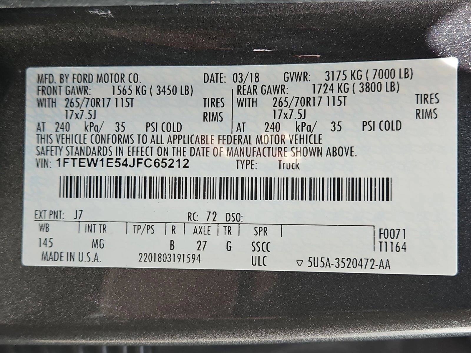 Used 2018 Ford F150 XLT AWD/4WD image 23