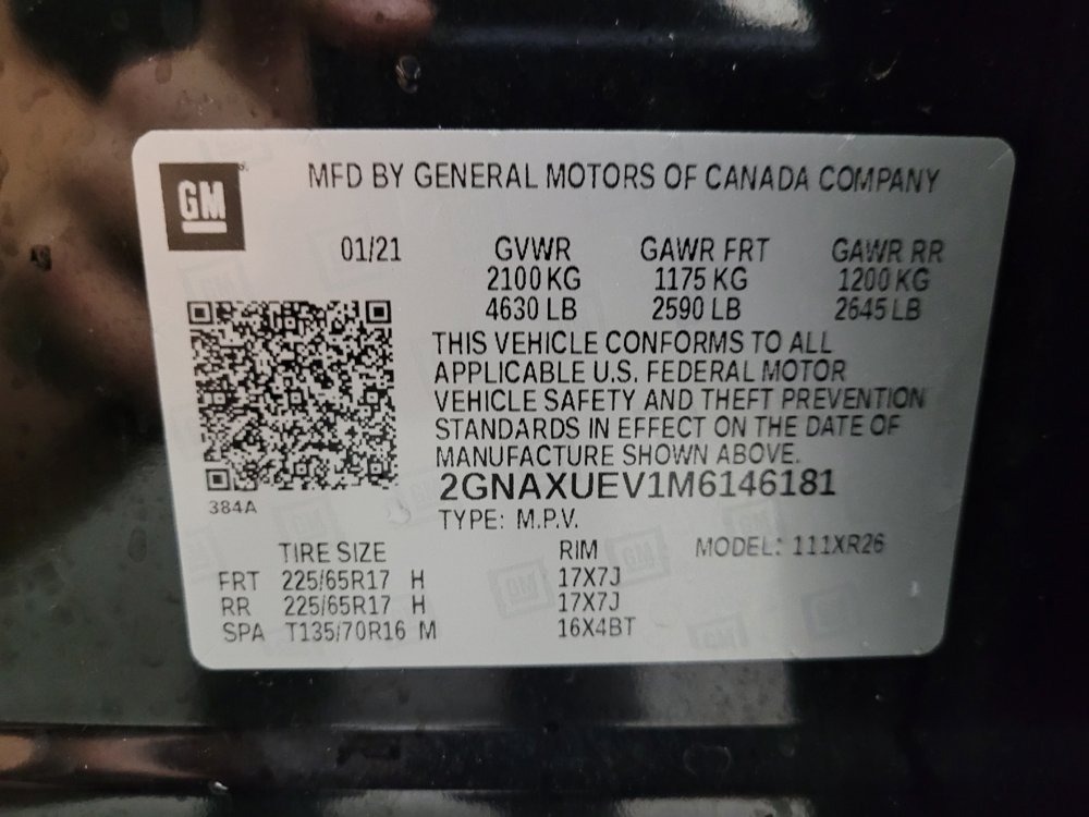 Used 2021 Chevrolet Equinox LT image 33