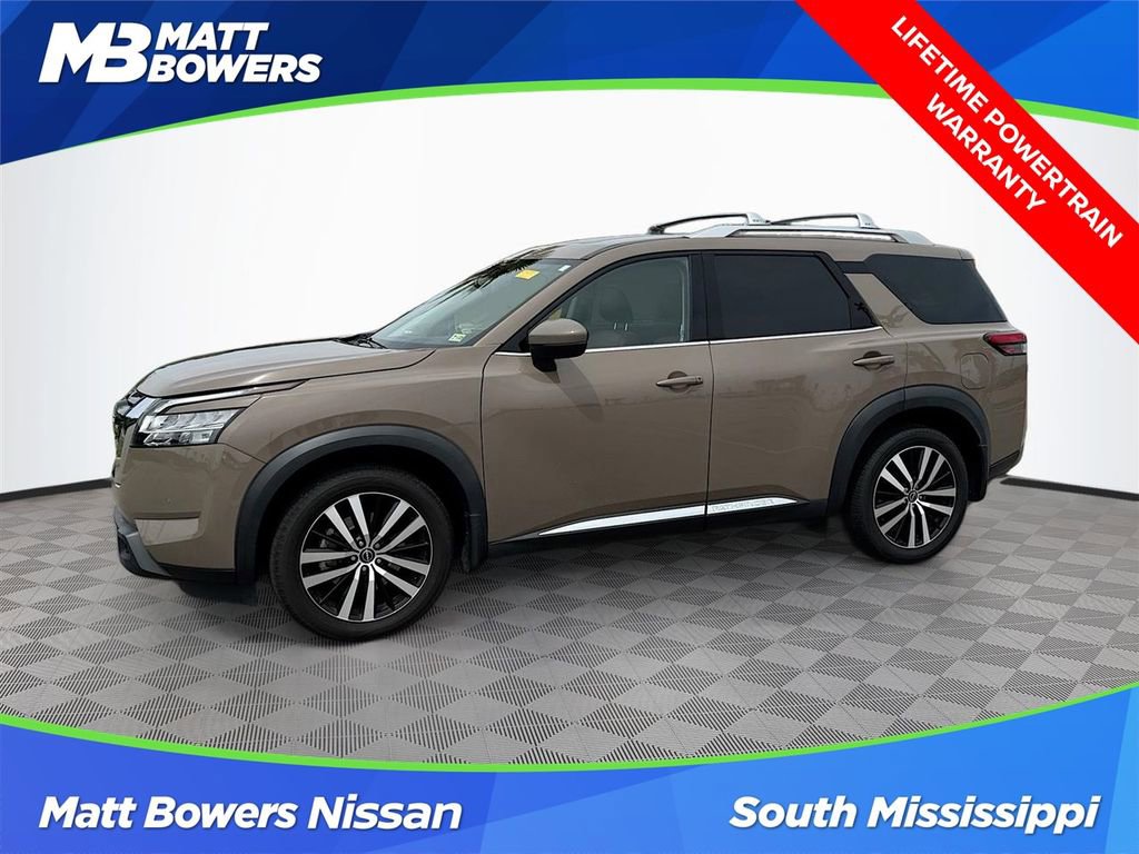 Used 2023 Nissan Pathfinder Platinum w/ Cargo Package FWD image 1