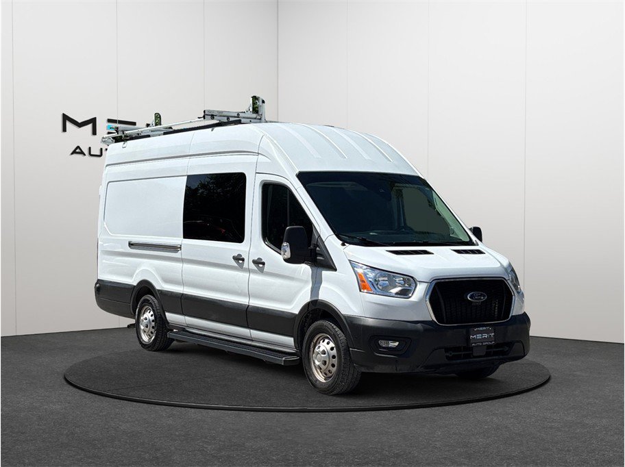 Used 2021 Ford Transit 350 148 High Roof Extended AWD w/ Interior Upgrade Package image 1