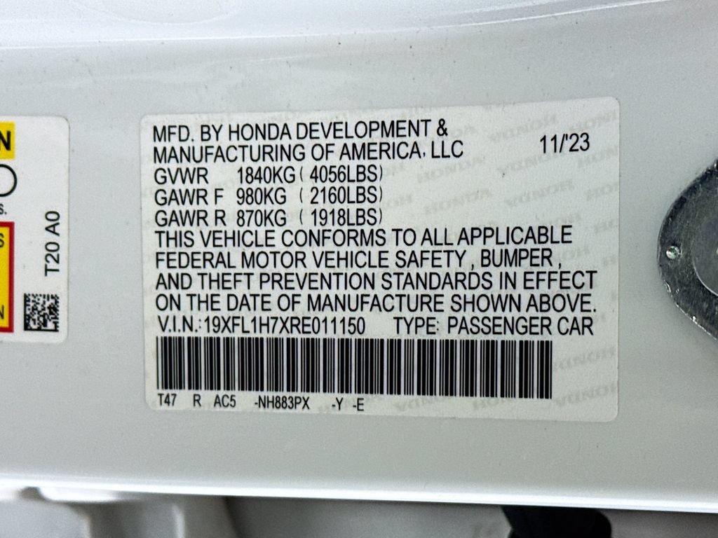 Certified 2024 Honda Civic EX-L image 35