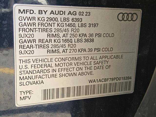 Used 2023 Audi Q7 2.0T Premium w/ Convenience Package AWD/4WD image 29