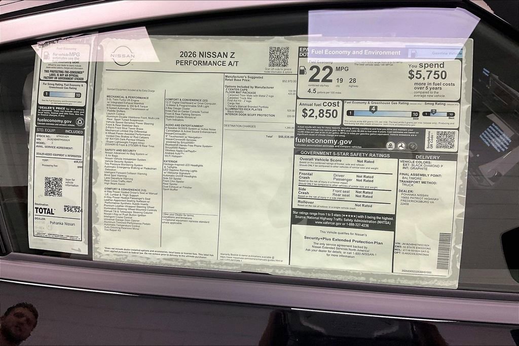 New 2026 Nissan Z Performance RWD image 13