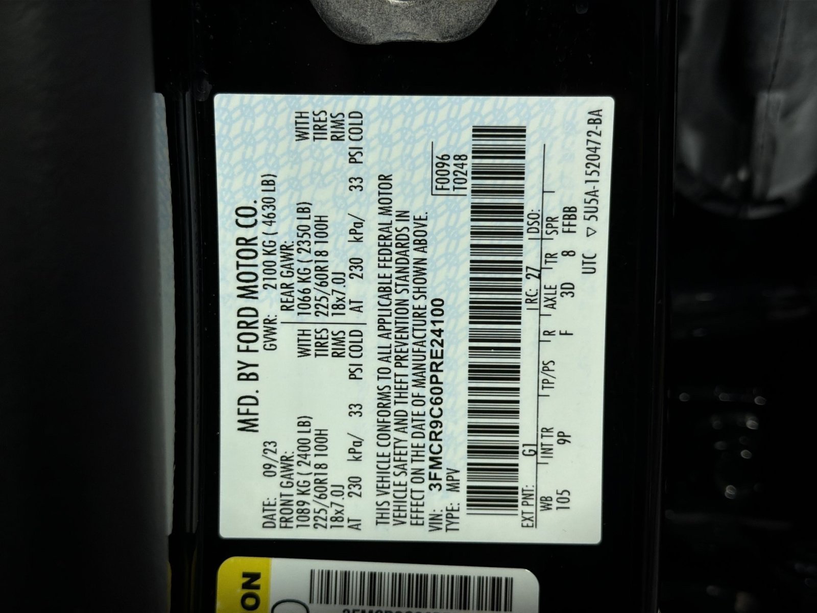 Used 2023 Ford Bronco Sport Outer Banks w/ Tech Package AWD/4WD image 36