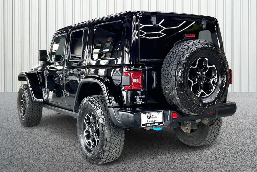 Used 2021 Jeep Wrangler Unlimited Rubicon 4xe w/ Dual Top Group image 4