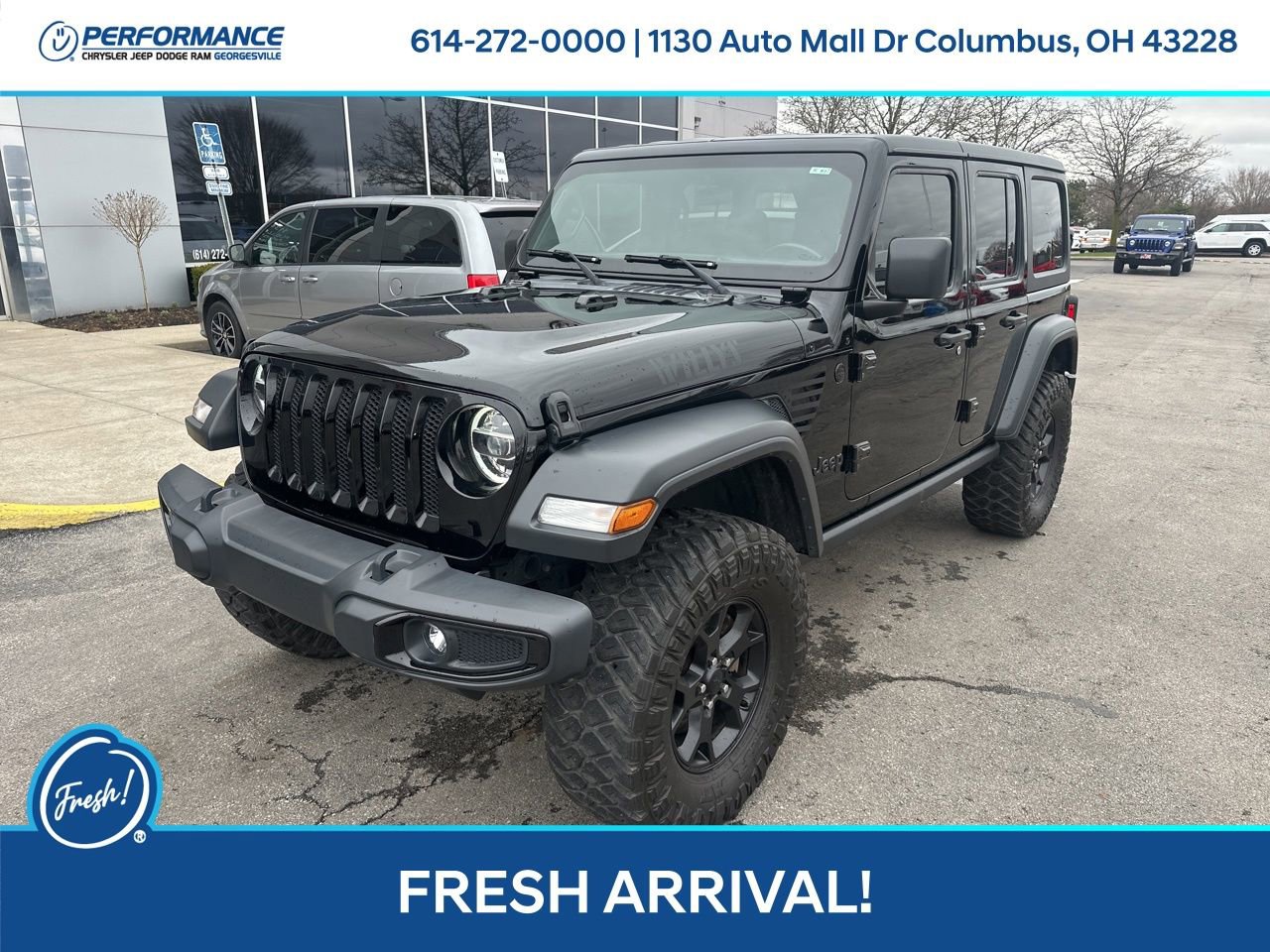 Used 2020 Jeep Wrangler Unlimited Willys image 8