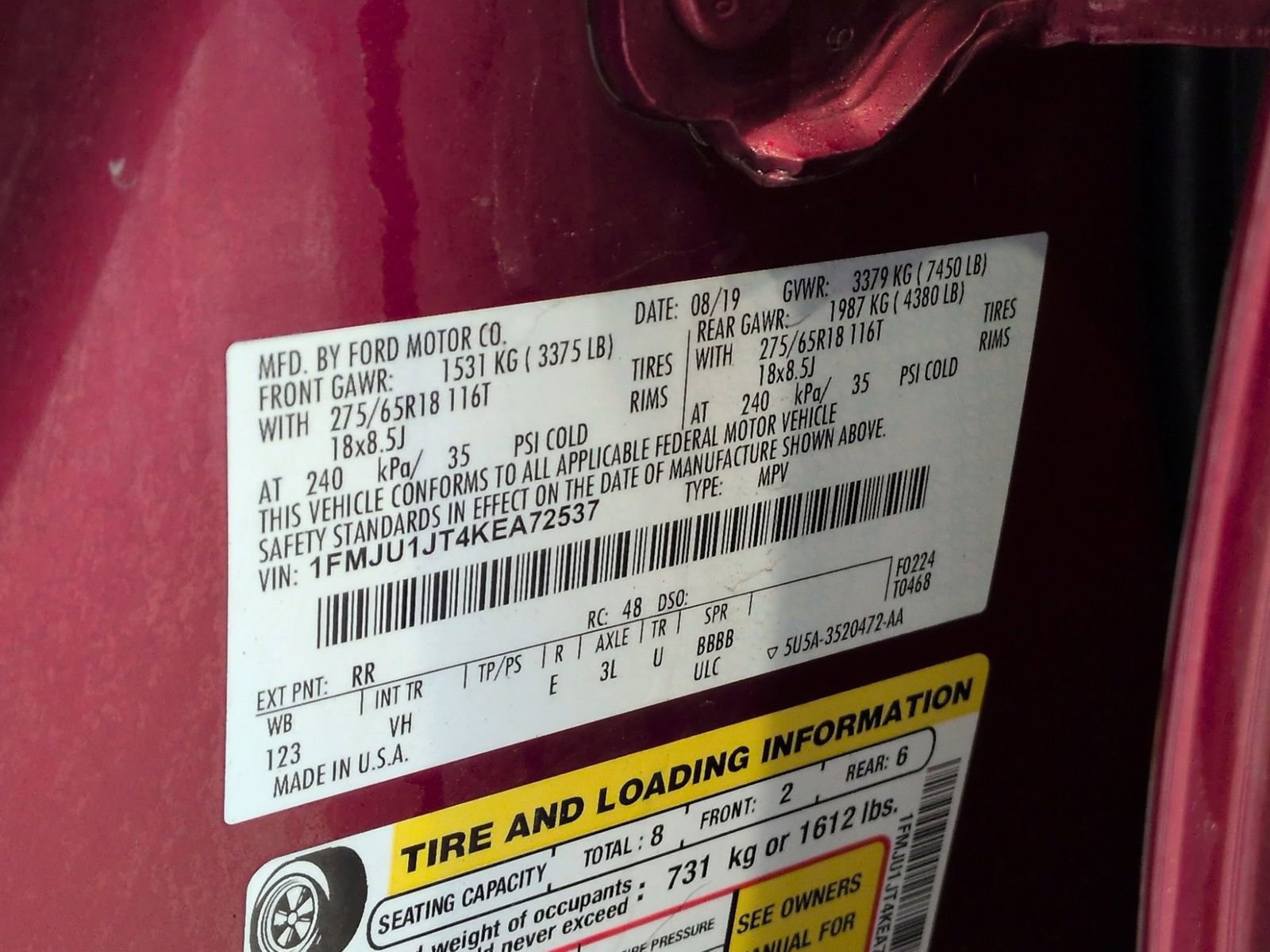 Used 2019 Ford Expedition XLT w/ Equipment Group 202A image 46