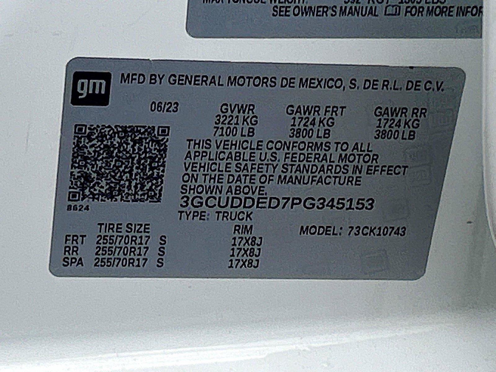 Used 2023 Chevrolet Silverado 1500 LT w/ Protection Package AWD/4WD image 42