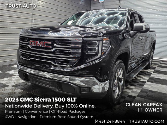 Used 2023 GMC Sierra 1500 SLT w/ SLT Premium Package AWD/4WD image 1