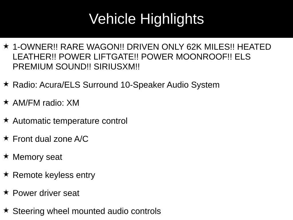 Used 2012 Acura TSX Sport Wagon FWD image 14