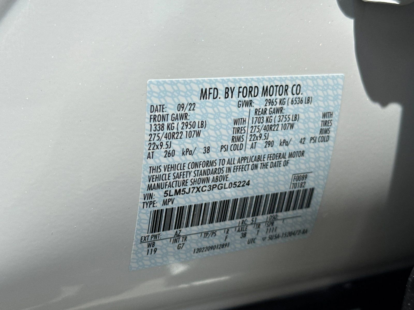 Used 2023 Lincoln Aviator Reserve w/ Equipment Group 201A AWD/4WD image 41