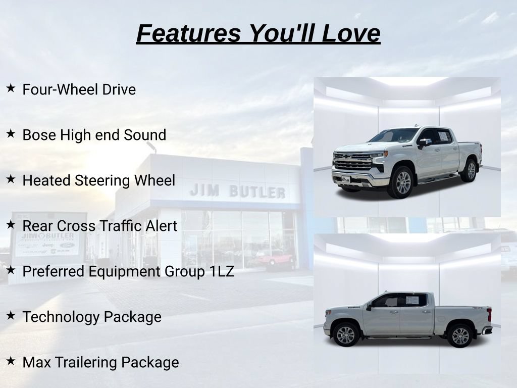 Used 2022 Chevrolet Silverado 1500 LTZ w/ Technology Package AWD/4WD image 27