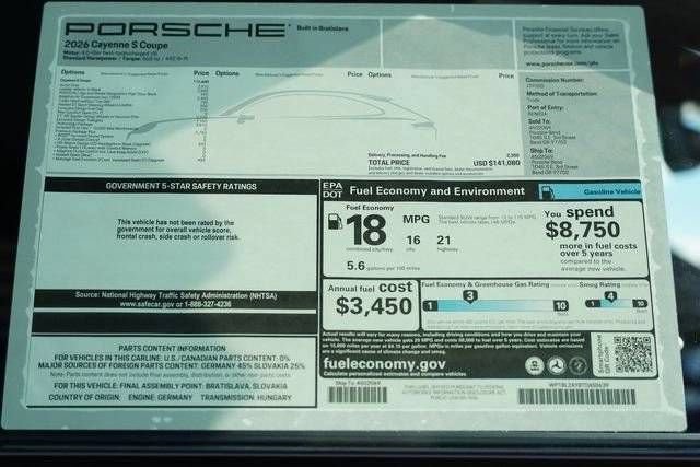 New 2026 Porsche Cayenne S AWD/4WD image 76